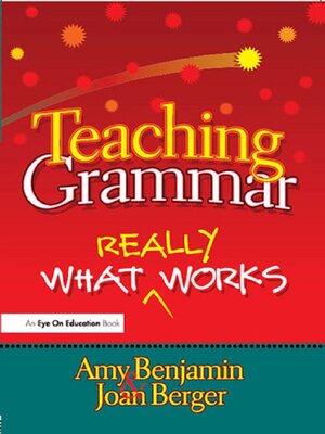 cover image of Teaching Grammar